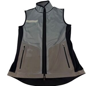 Nike Vapor Flash Reversible Running Vest Gray‎ Black Size Small NEW *Read*